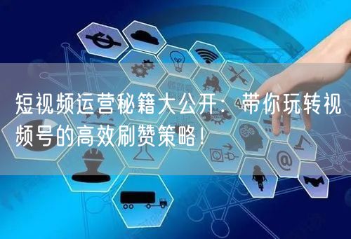 短视频运营秘籍大公开:带你玩转视频号的高效刷赞策略!
